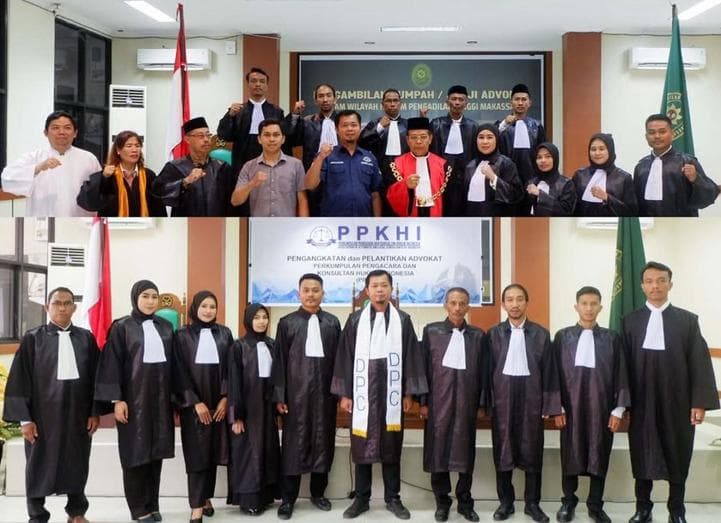 Kegiatan profesi advokat di Pengadilan Tinggi Makassar